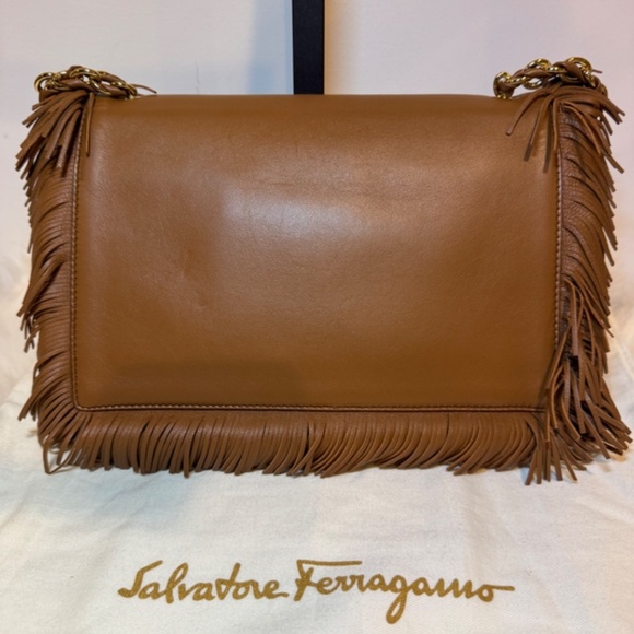 Salvatore Ferragamo Ginny Vara Fringe Crossbody - Picture 2 of 11